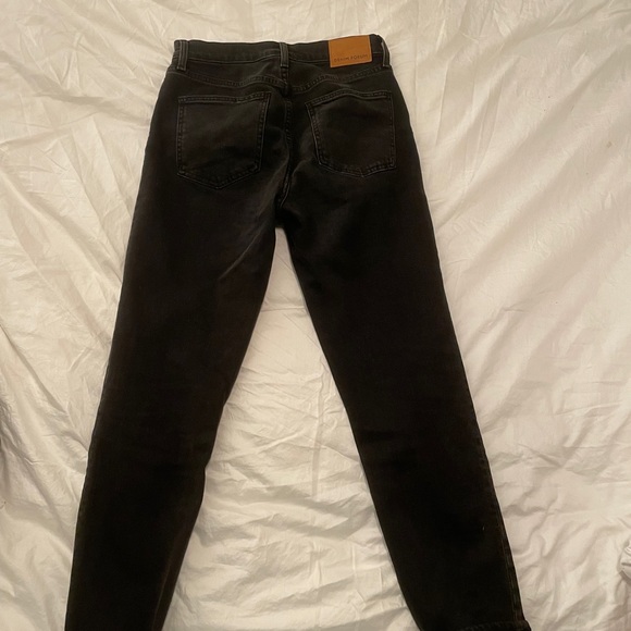 Black button up straight leg jeans - Picture 6 of 6